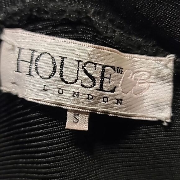 House Of CB Octavia Bandagr Dress In Black. - Picture 13 of 15